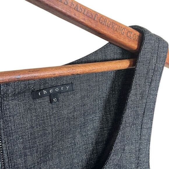 Theory Scoop Neck Sleeveless Knee Length Dress - Picture 4 of 8